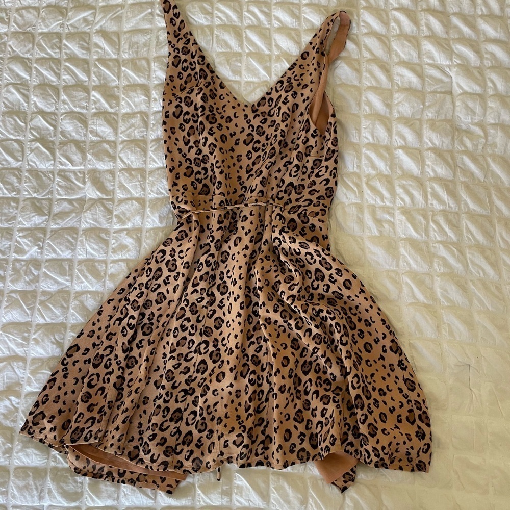 Reformation anchorage feline mini wrap dress - Picture 5 of 9